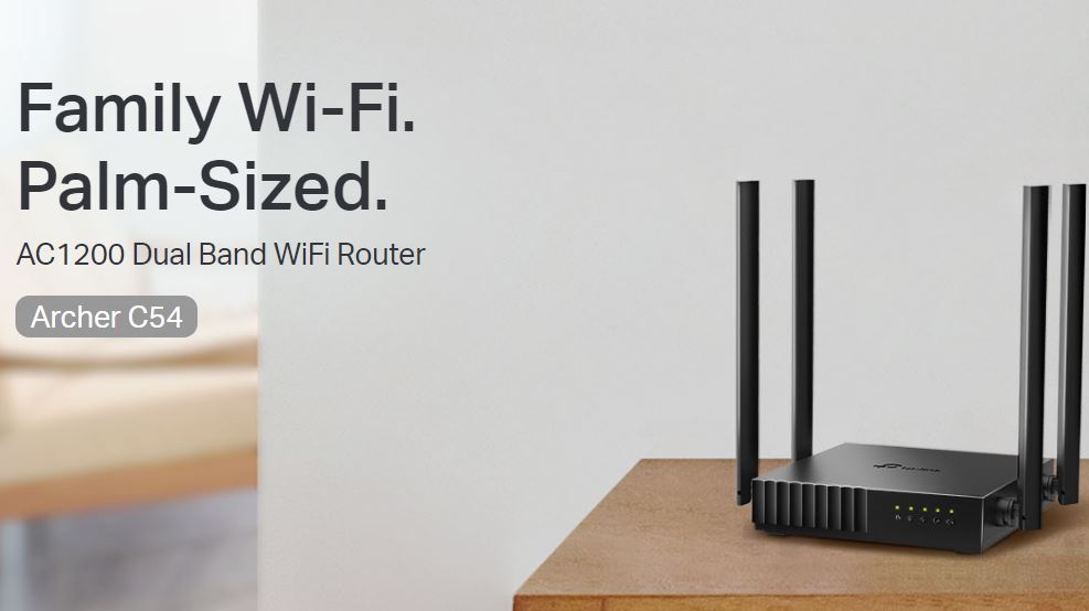TPLINK C54 ROUTER Archer AC1200 Wireless Dual Band