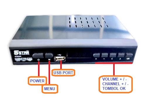 5STAR STB200 SETBOX DVB T2 TV ANALOG TO TV DIGITAL
