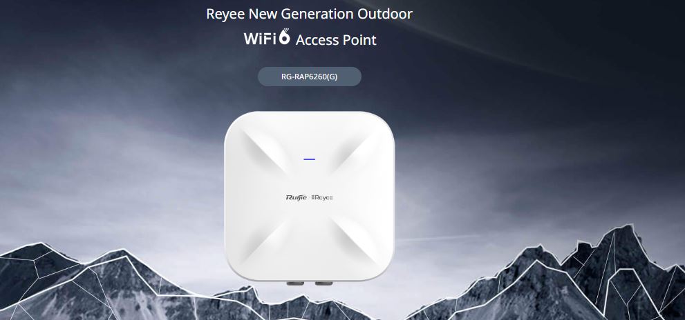 RUIJIE REYEE RG-RAP6260(G) AX1800 Wi-Fi 6 DUAL BAND GIGABIT OUTDOOR ACCESS POINT