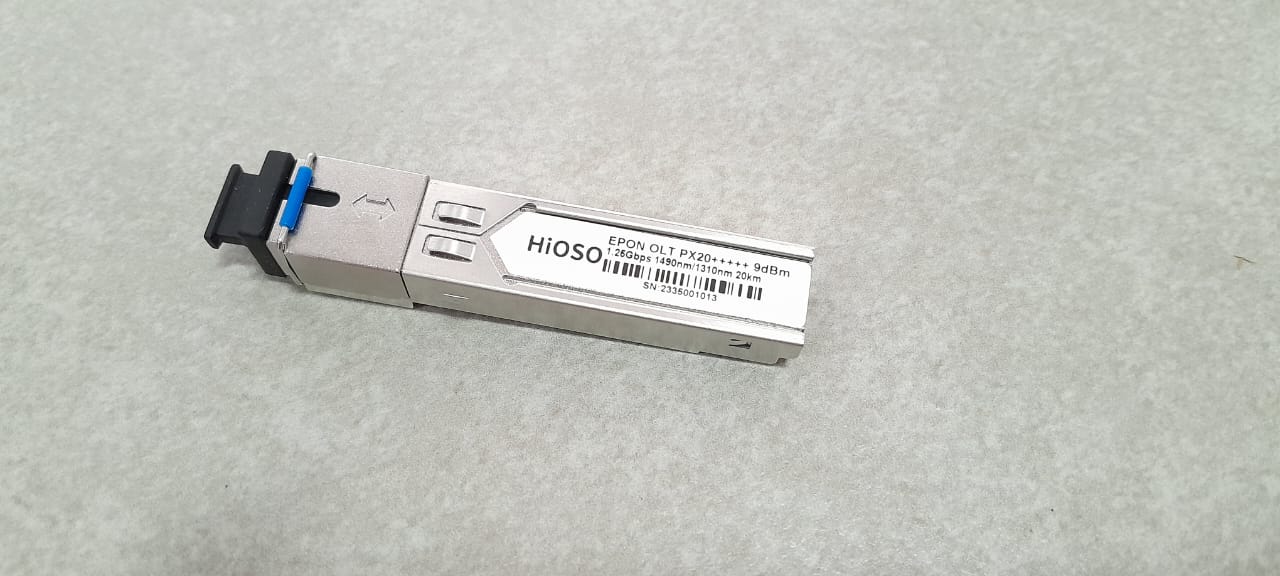 HIOSO SFP EPON PX20++++ 1.25G T1490/R1310 20KM 9dBm