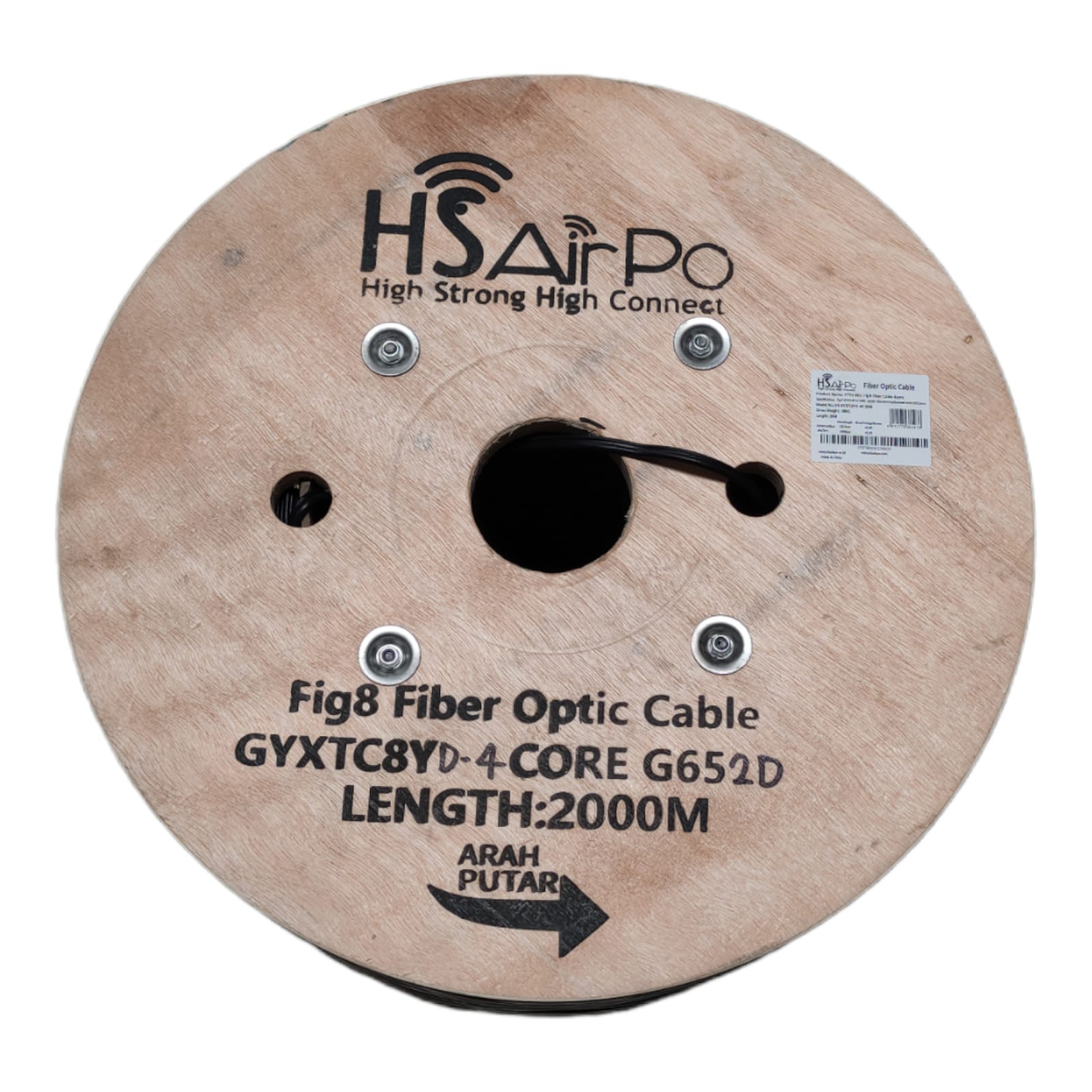 HSAIRPO DROPCABLE G652D FIG8 4CORE 2KM GYXTC8YD 4C